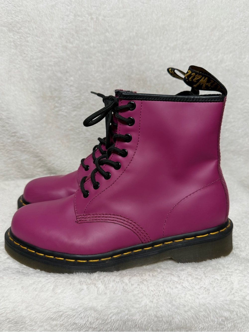 Dr. Martens 1460 Leather Lace Up Boots fuchsia pink
NWOT - Picture 5 of 14